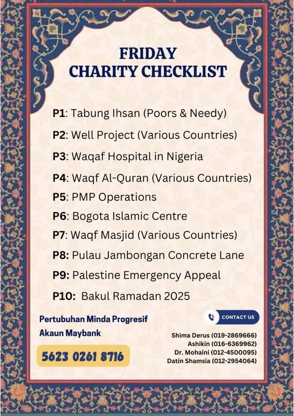 BAKUL RAMADHAN (FOOD BASKET FOR RAMADHAN ) AND IFTAR 1446H