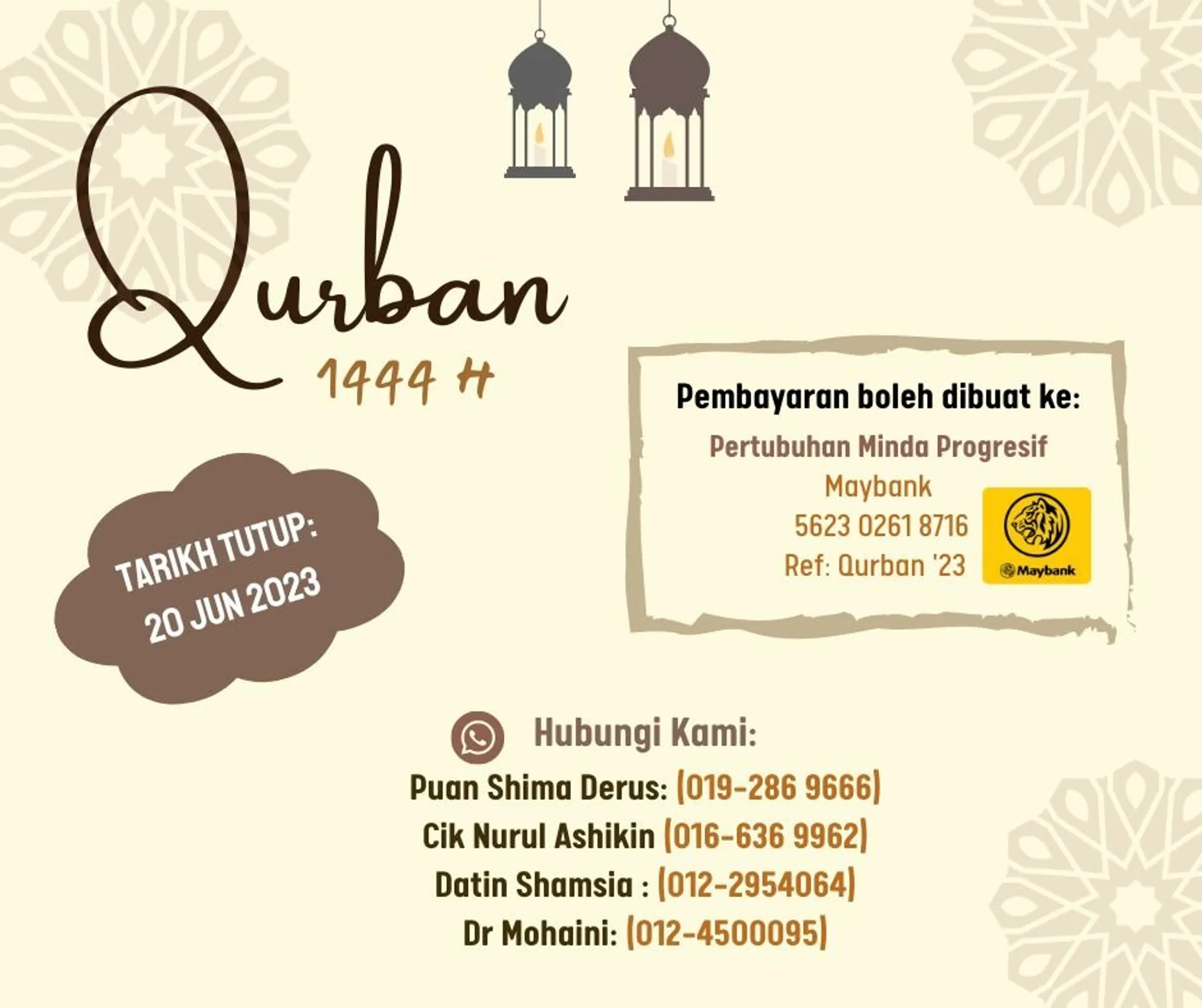 QURBAN PROGRAM 144H (2023)