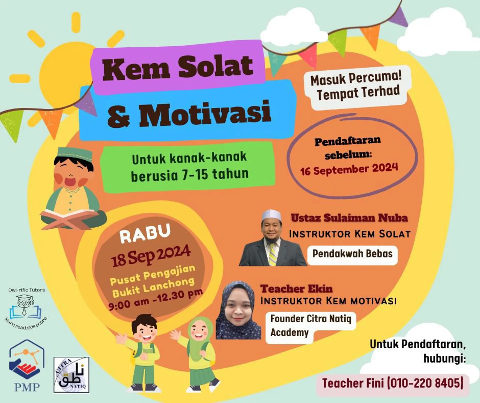 KEM SOLAT DAN MOTIVASI KANAK-KANAK PPRT BUKIT LANCHONG